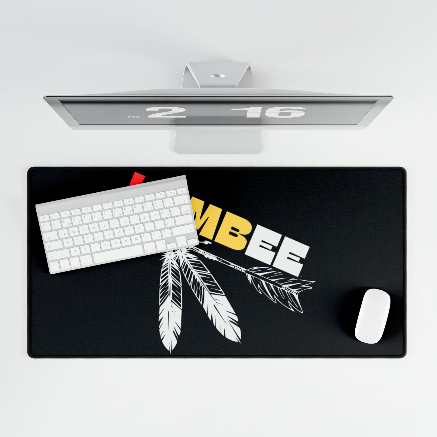 Lumbee Tribal Desk Mat | Black