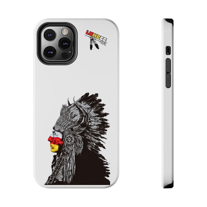 White Tough Phone Case — 910 Indian Chief