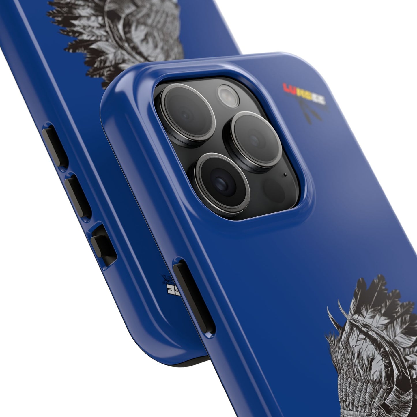 Blue Tough Phone Case — 910 Indian Chief