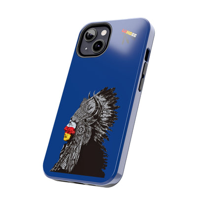 Blue Tough Phone Case — 910 Indian Chief