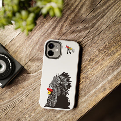 White Tough Phone Case — 910 Indian Chief