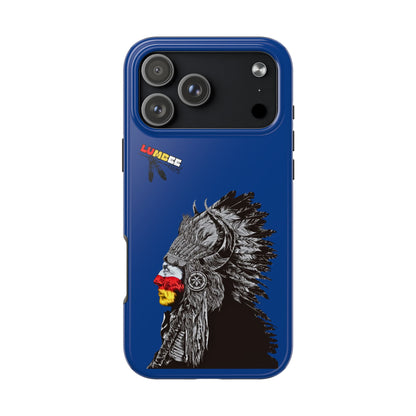 Blue Tough Phone Case — 910 Indian Chief