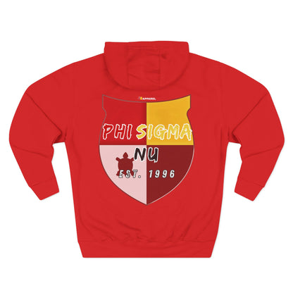 Phi Sigma Nu Fleece Graphic Hoodie - Crest
