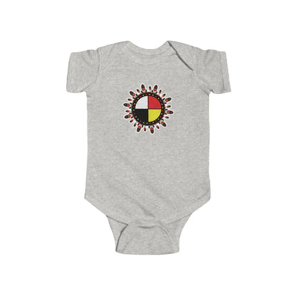 Medicine Wheel Baby Onesie