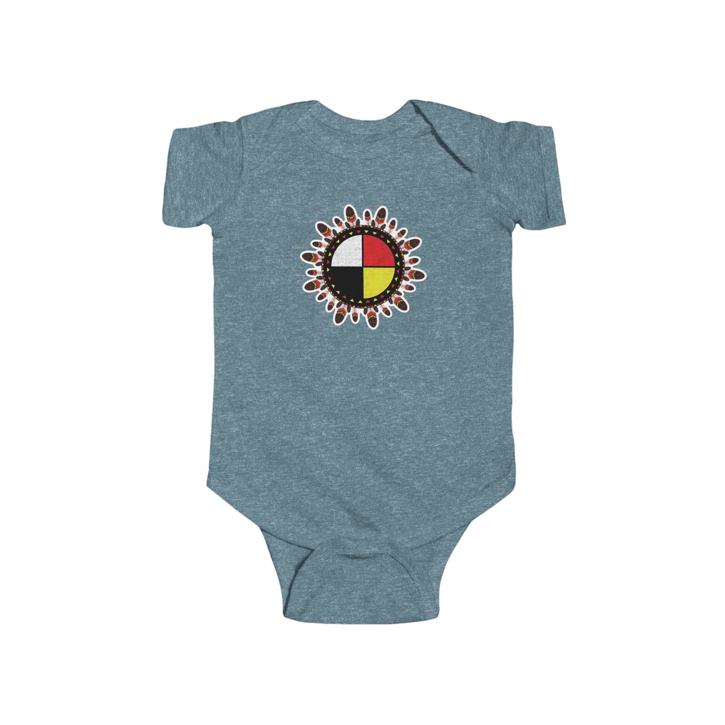 Medicine Wheel Baby Onesie