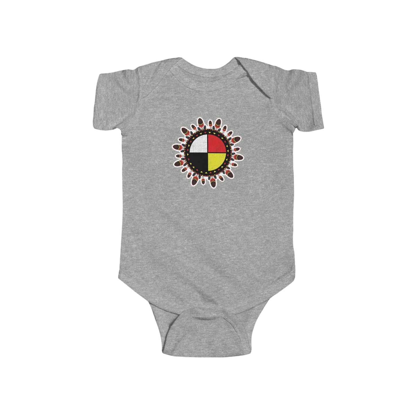 Medicine Wheel Baby Onesie