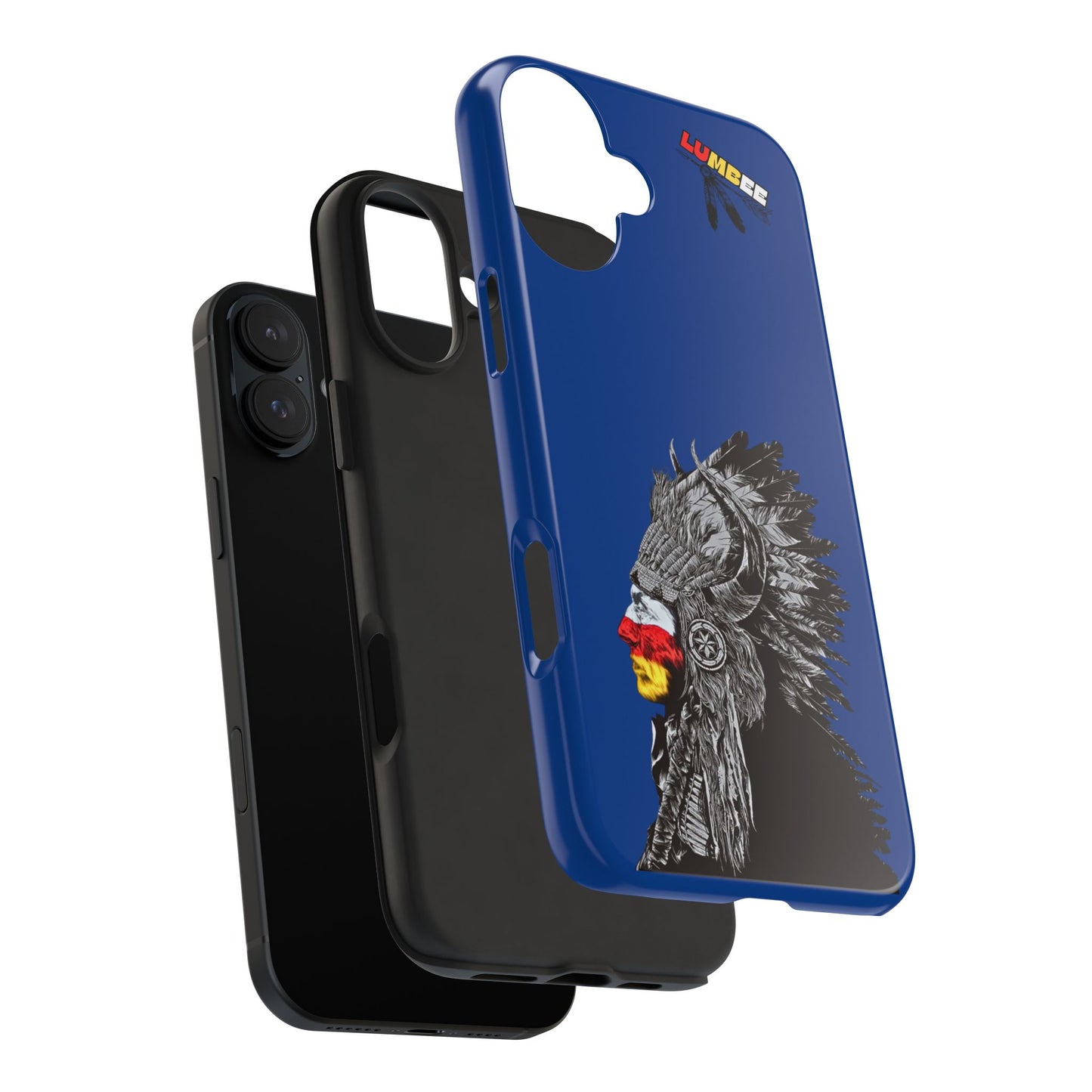 Blue Tough Phone Case — 910 Indian Chief