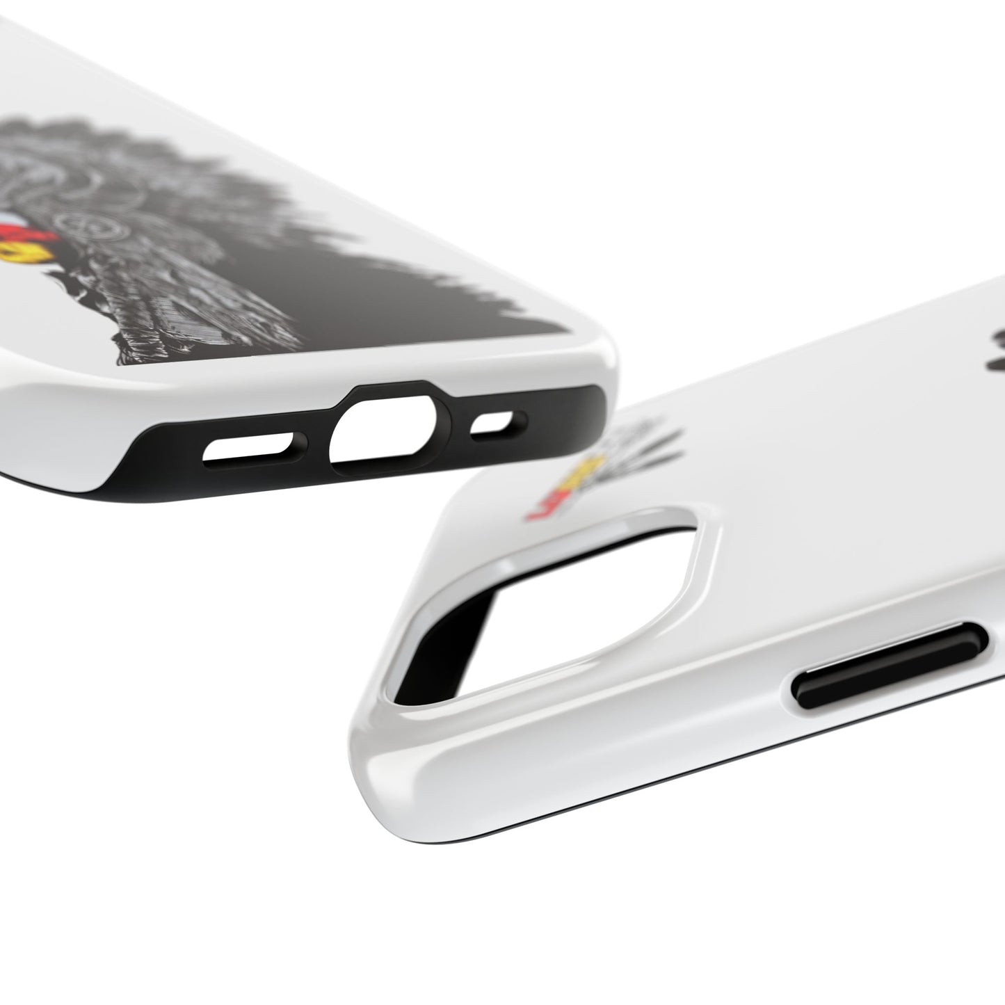 White Tough Phone Case — 910 Indian Chief