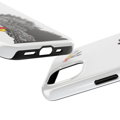 White Tough Phone Case — 910 Indian Chief