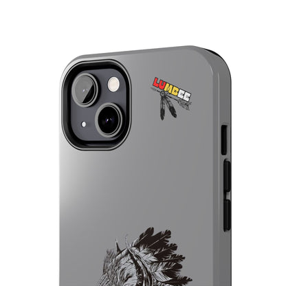 Grey Tough Phone Case — 910 Indian Chief