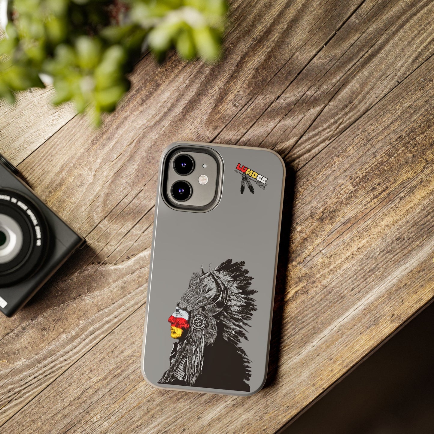 Grey Tough Phone Case — 910 Indian Chief