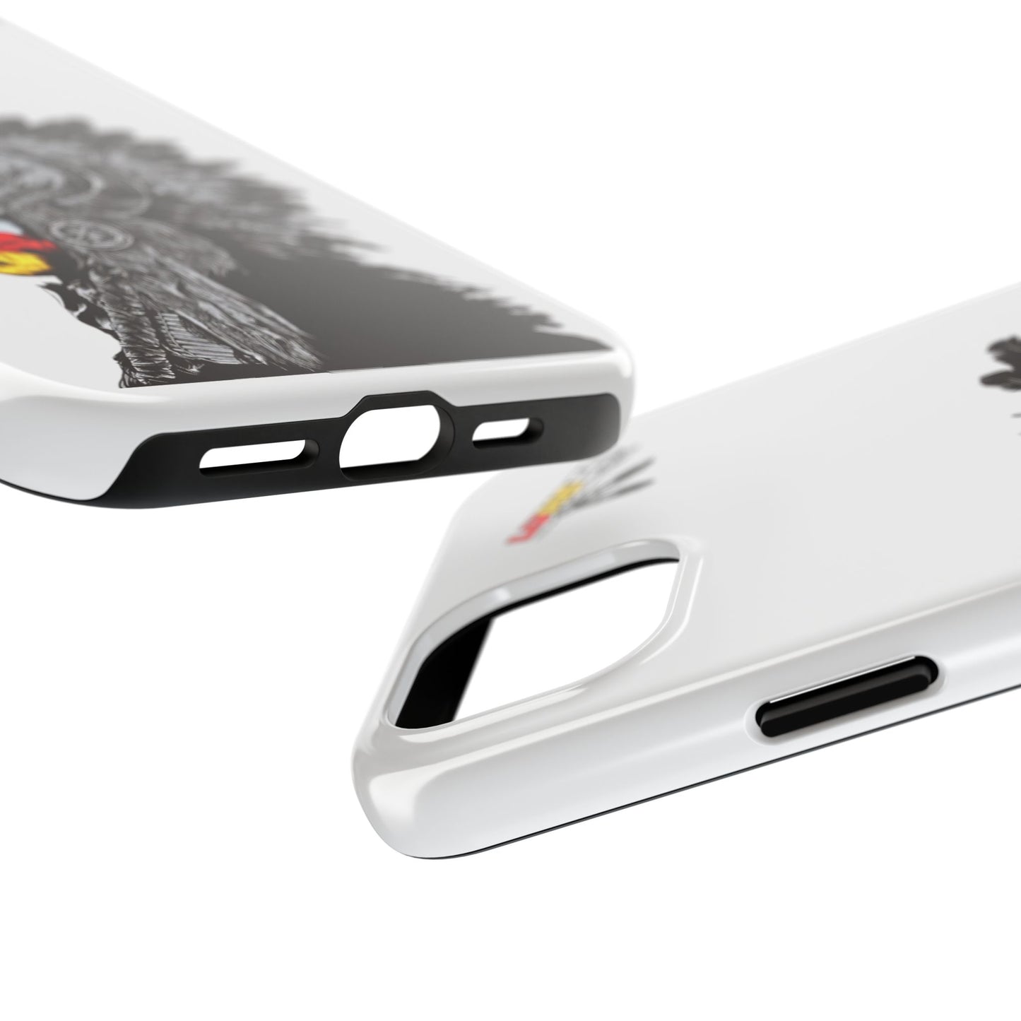 White Tough Phone Case — 910 Indian Chief