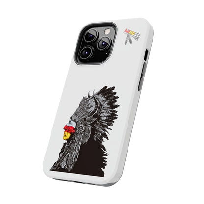 White Tough Phone Case — 910 Indian Chief