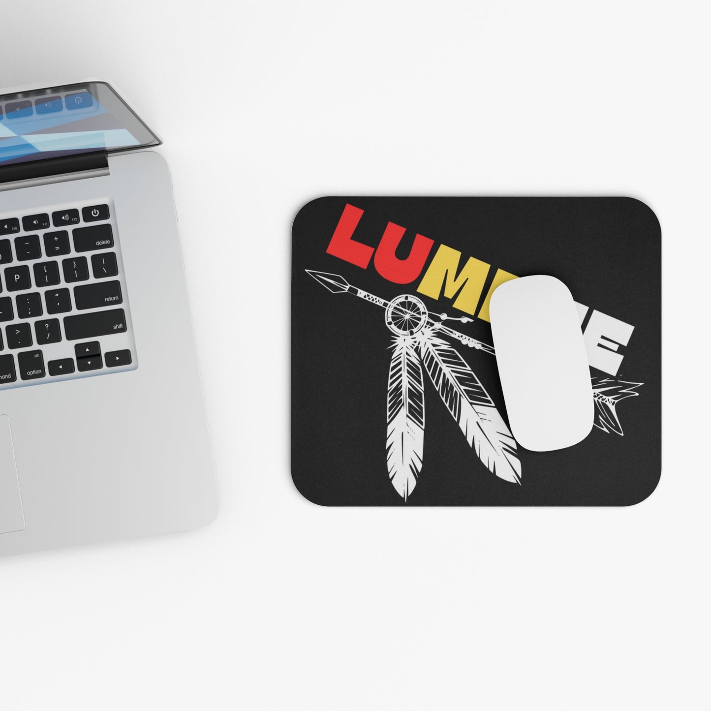 Lumbee Tribal Mouse Pad | Black