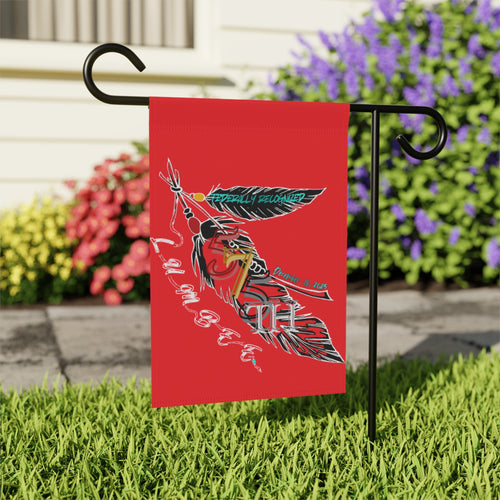 575 Feather Double-Sided Flag | Red