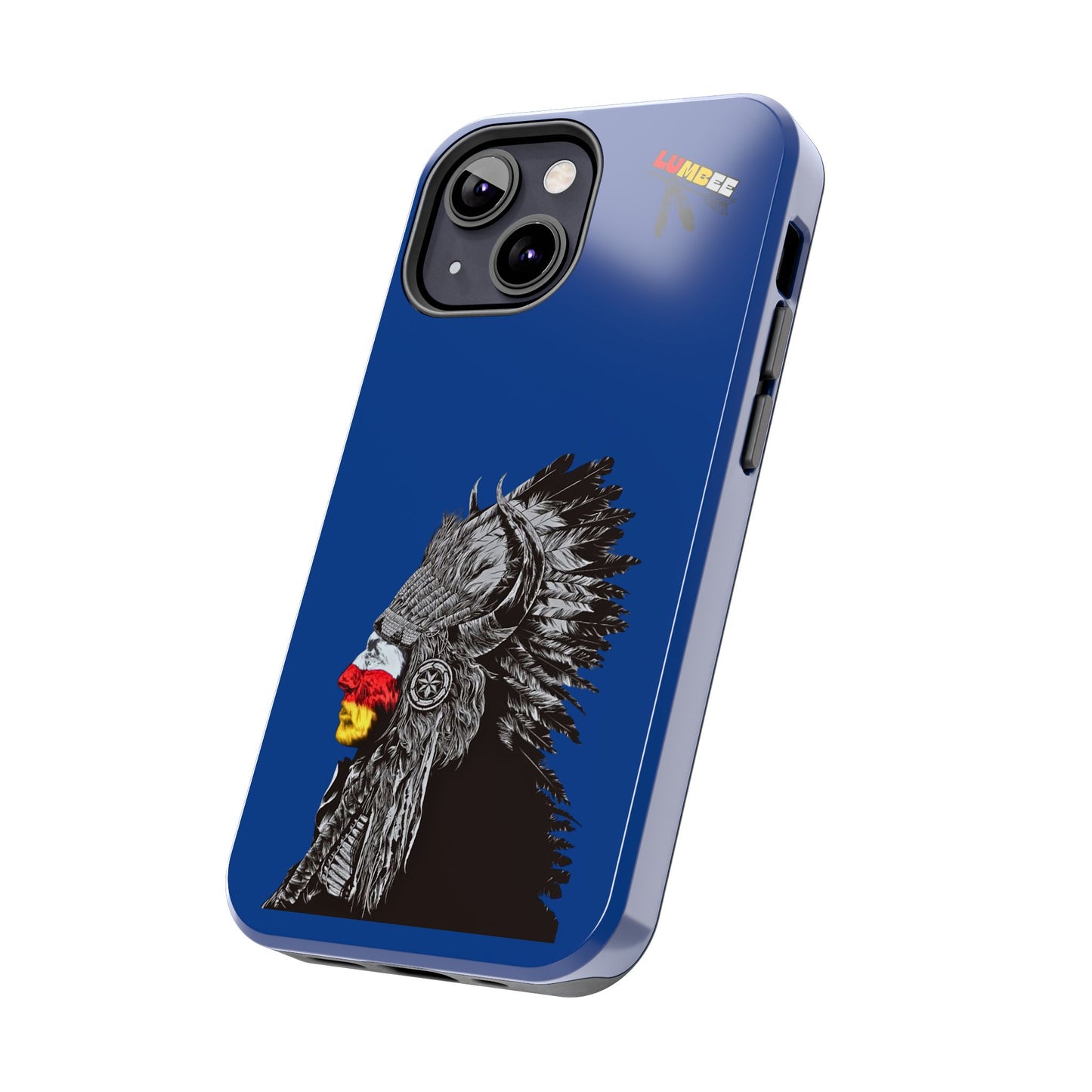 Blue Tough Phone Case — 910 Indian Chief