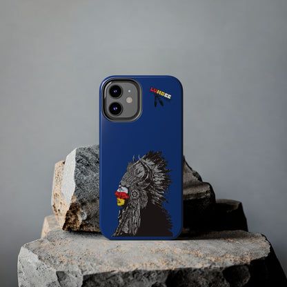 Blue Tough Phone Case — 910 Indian Chief