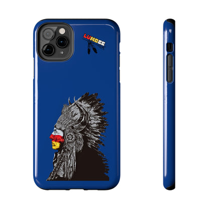 Blue Tough Phone Case — 910 Indian Chief