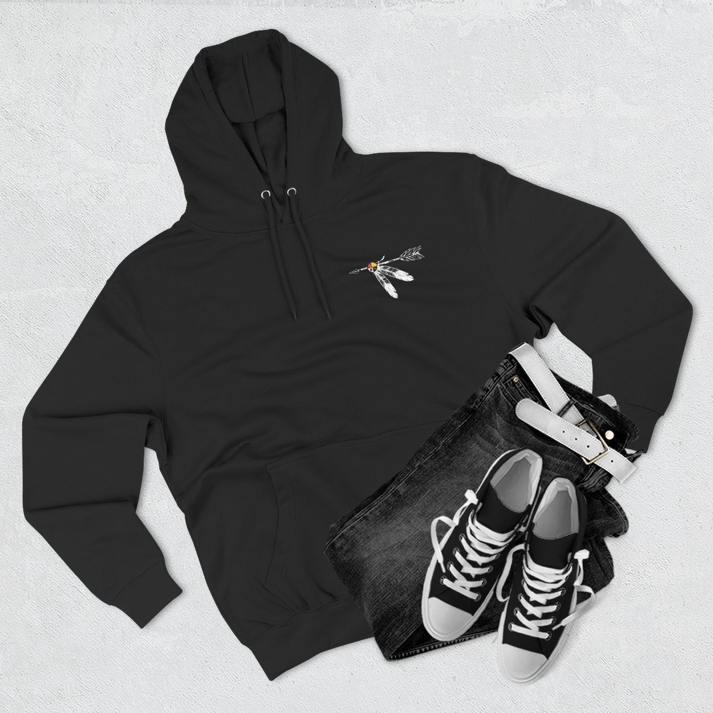 Phi Sigma Nu Fleece Graphic Hoodie - Crest