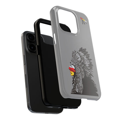 Grey Tough Phone Case — 910 Indian Chief