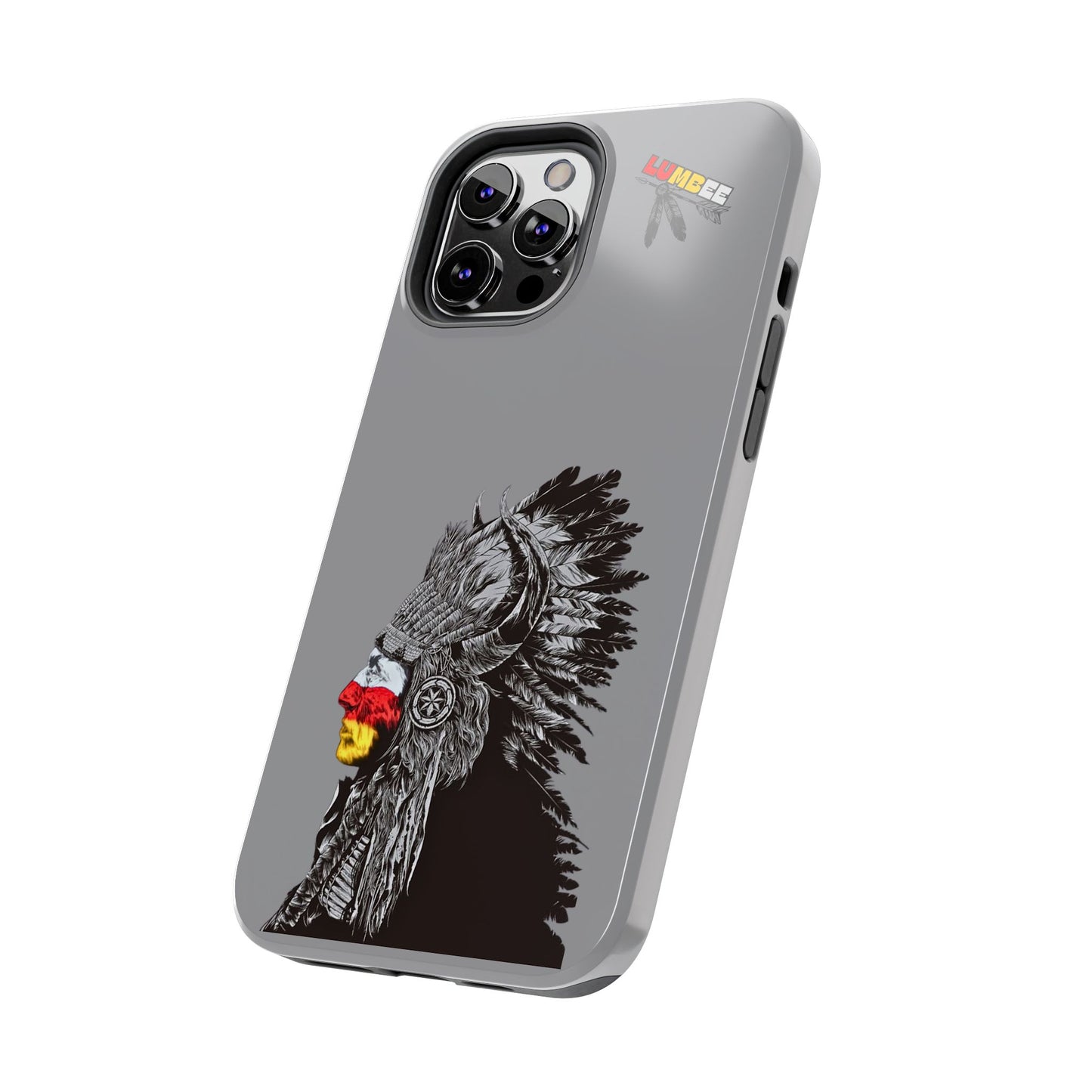 Grey Tough Phone Case — 910 Indian Chief