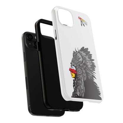 White Tough Phone Case — 910 Indian Chief