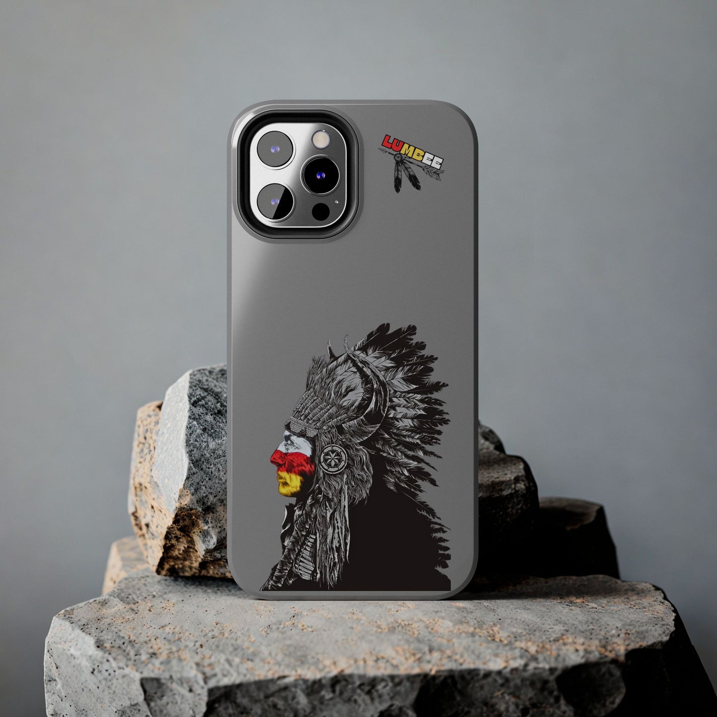 Grey Tough Phone Case — 910 Indian Chief