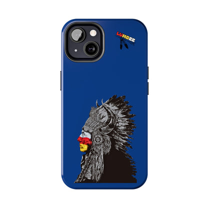 Blue Tough Phone Case — 910 Indian Chief