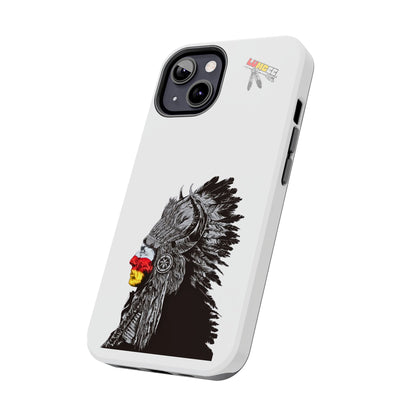White Tough Phone Case — 910 Indian Chief
