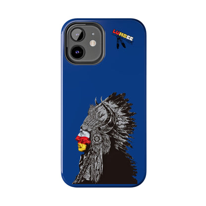 Blue Tough Phone Case — 910 Indian Chief
