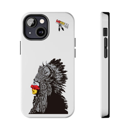 White Tough Phone Case — 910 Indian Chief