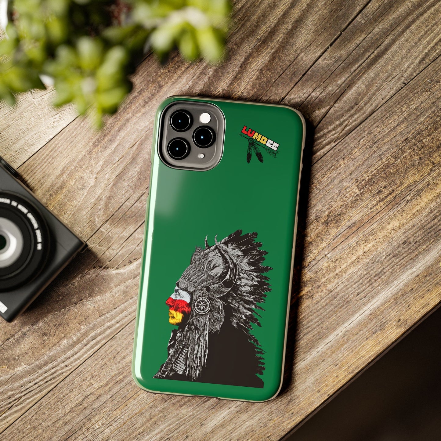 Green Tough Phone Case — 910 Indian Chief