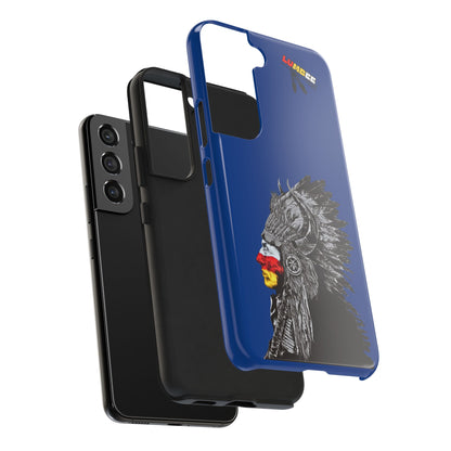 Blue Tough Phone Case — 910 Indian Chief