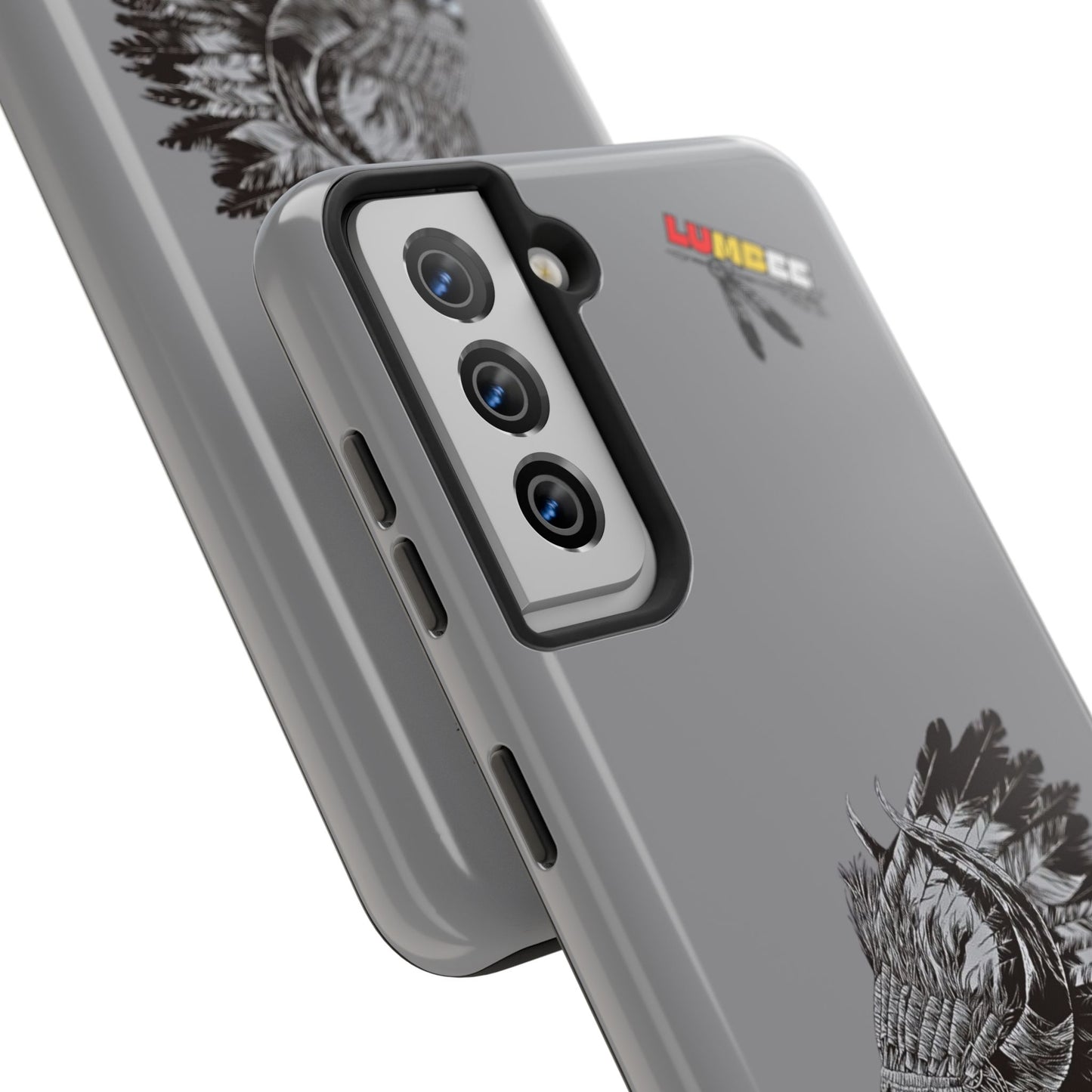 Grey Tough Phone Case — 910 Indian Chief