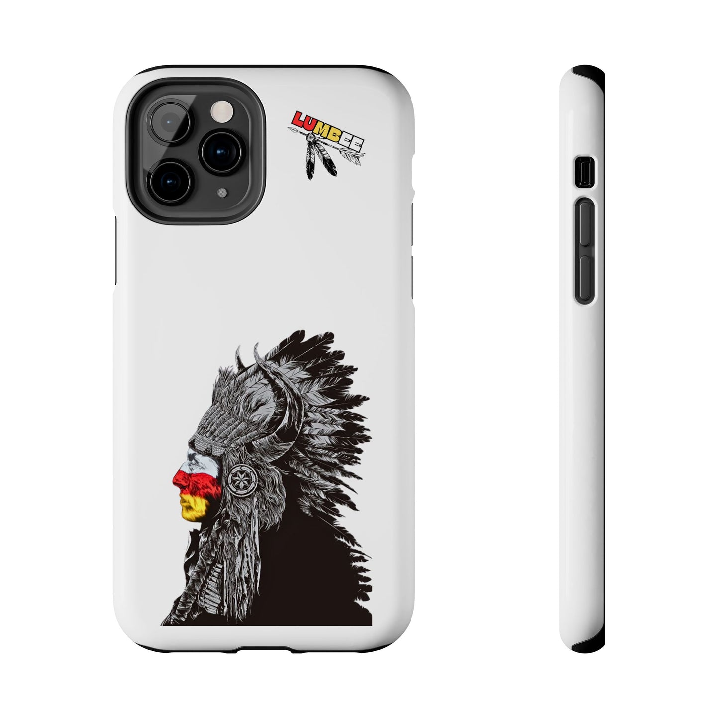 White Tough Phone Case — 910 Indian Chief