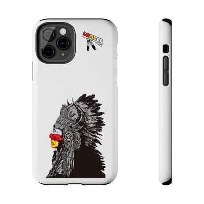 White Tough Phone Case — 910 Indian Chief