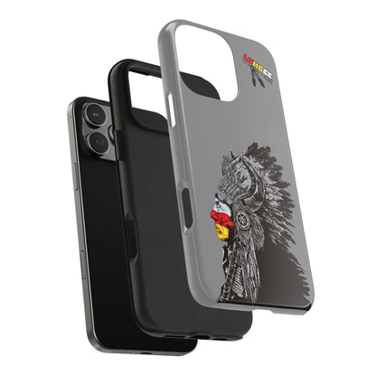 Grey Tough Phone Case — 910 Indian Chief