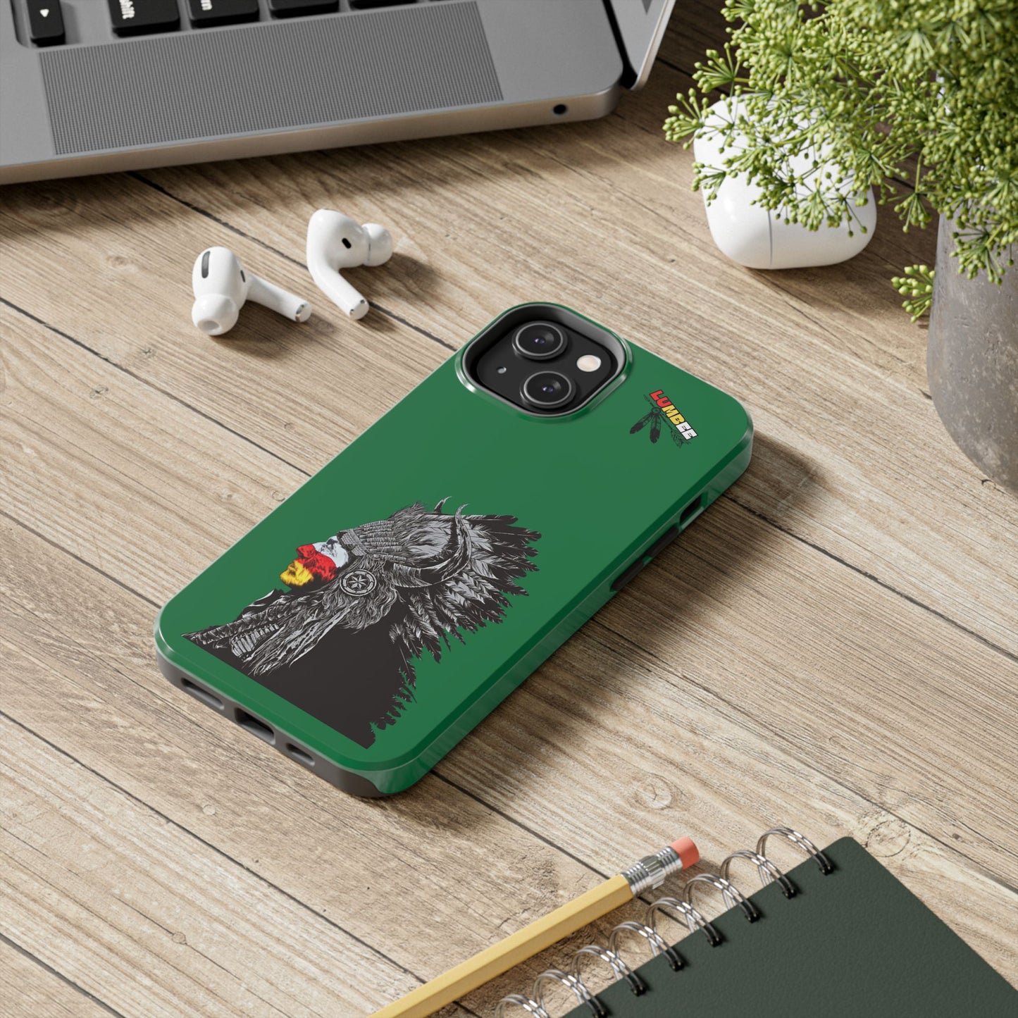 Green Tough Phone Case — 910 Indian Chief