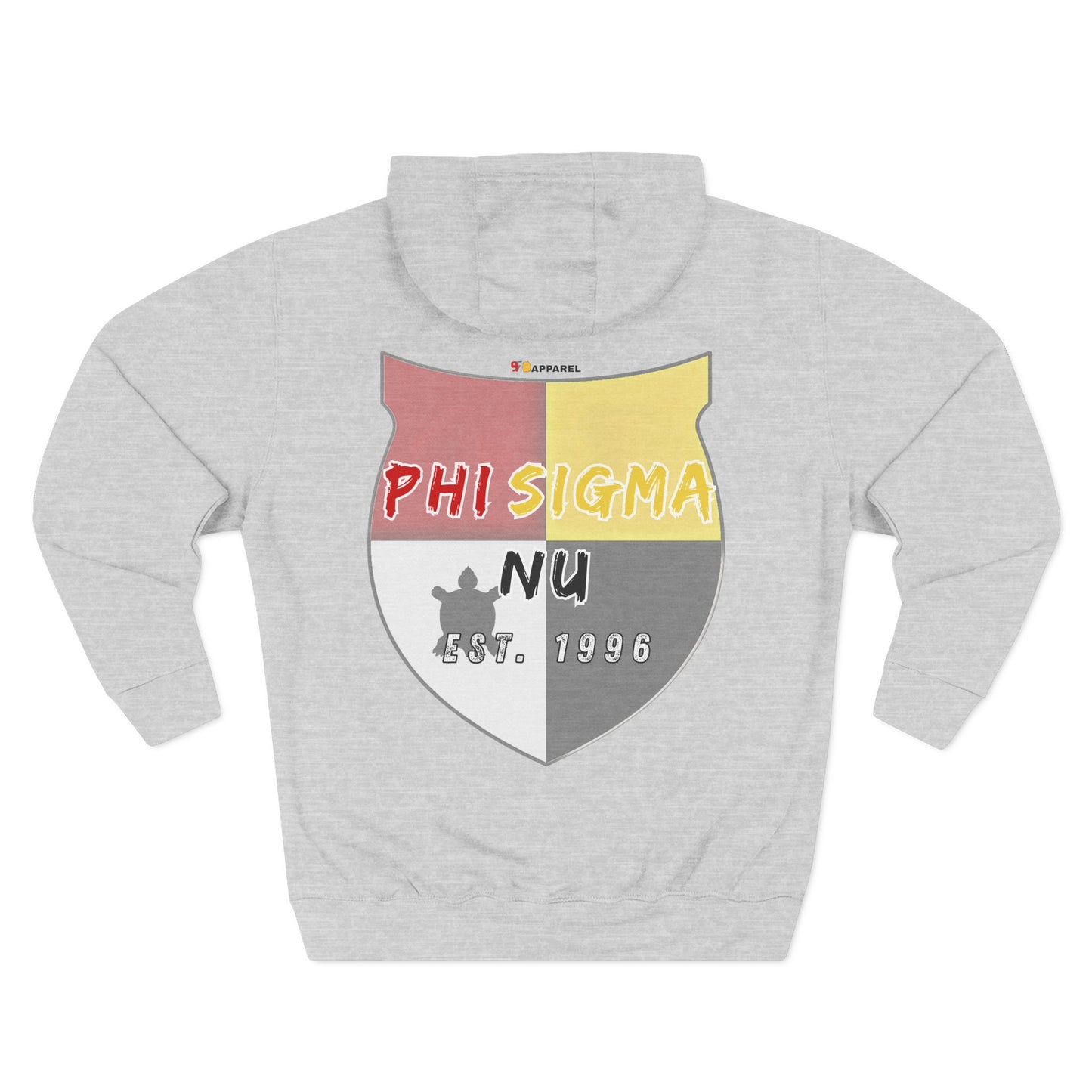 Phi Sigma Nu Fleece Graphic Hoodie - Crest