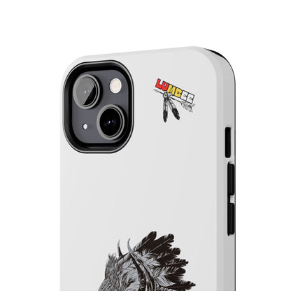 White Tough Phone Case — 910 Indian Chief