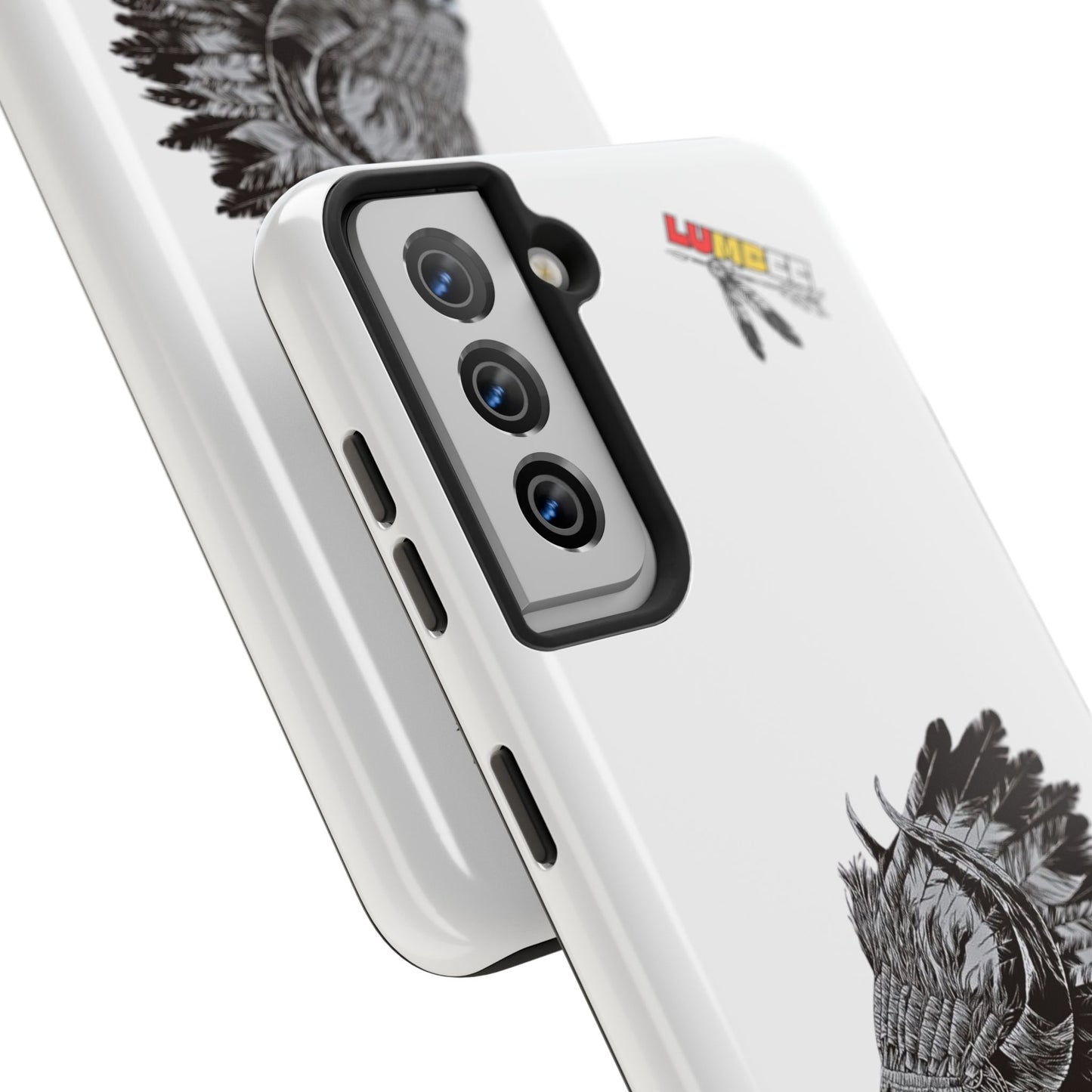 White Tough Phone Case — 910 Indian Chief