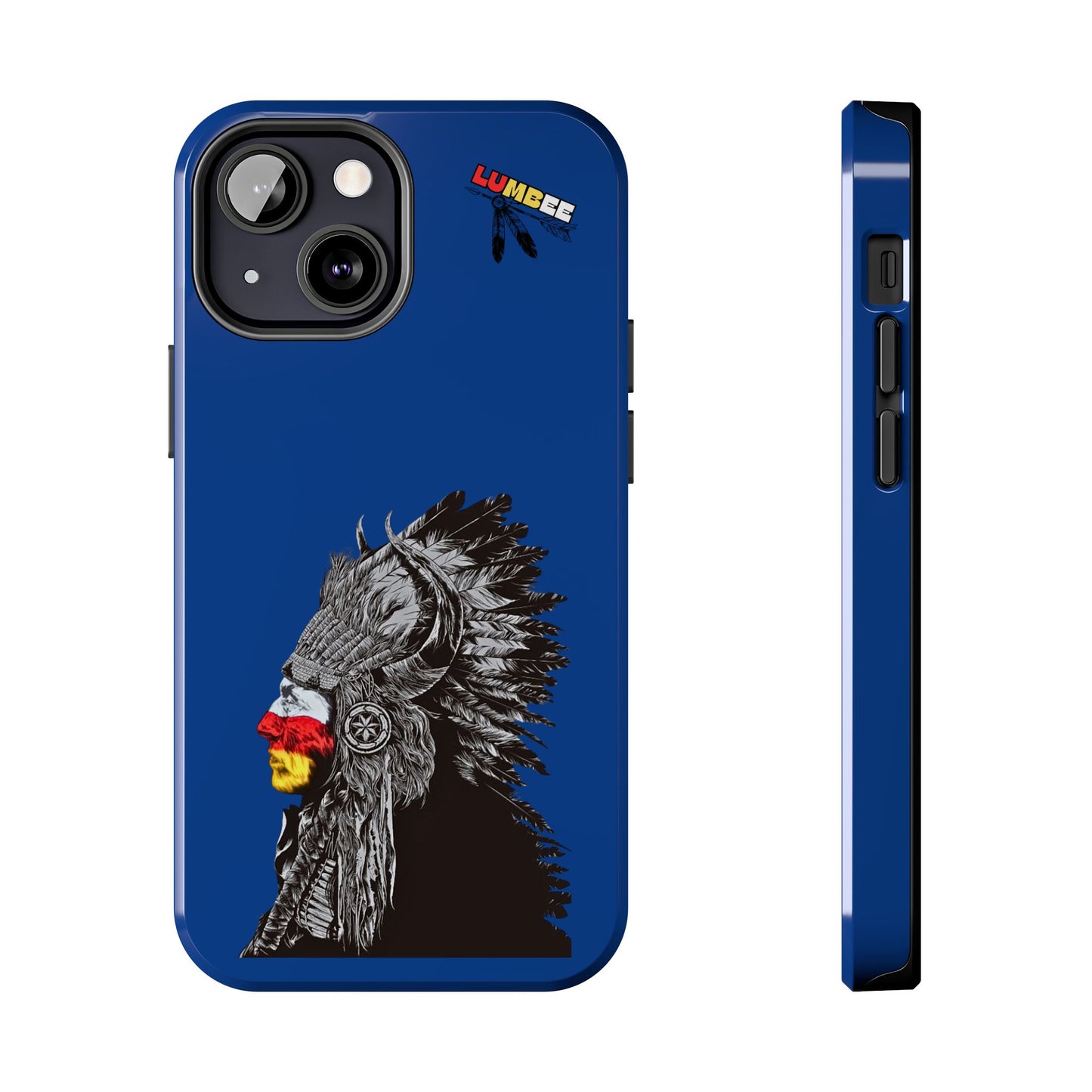 Blue Tough Phone Case — 910 Indian Chief
