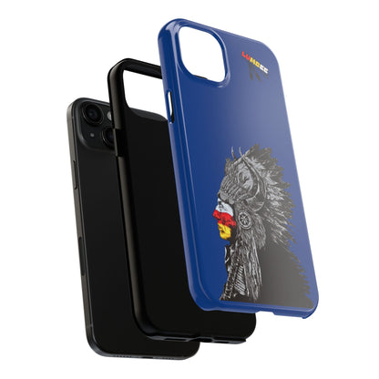 Blue Tough Phone Case — 910 Indian Chief