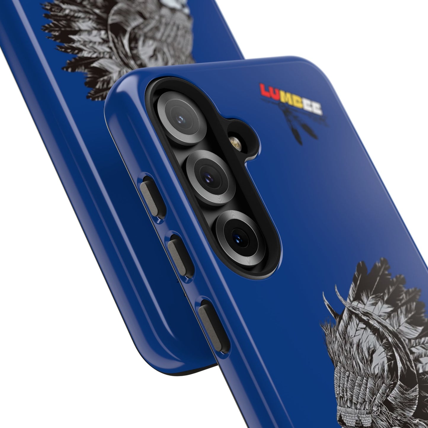 Blue Tough Phone Case — 910 Indian Chief