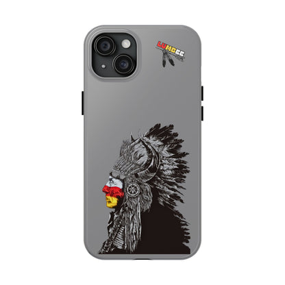 Grey Tough Phone Case — 910 Indian Chief