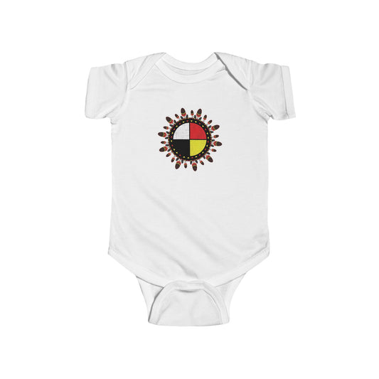 Medicine Wheel Baby Onesie