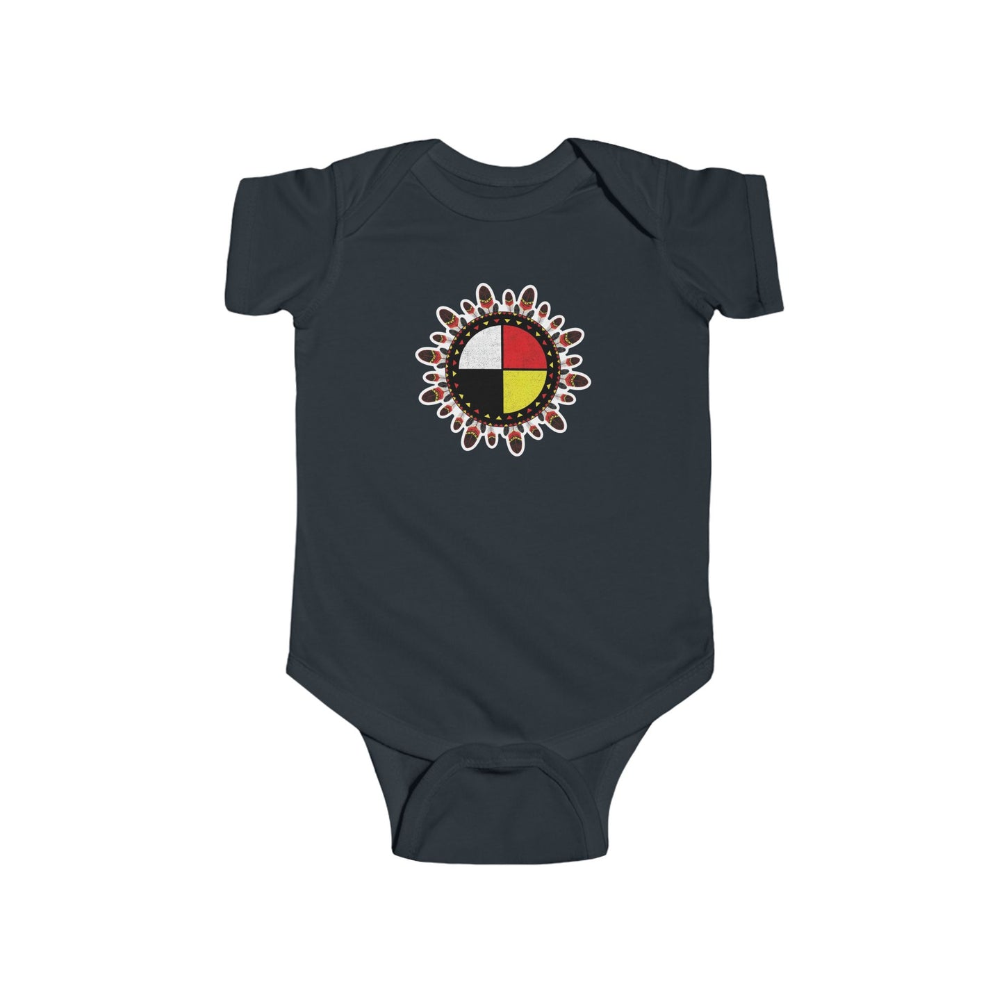 Medicine Wheel Baby Onesie