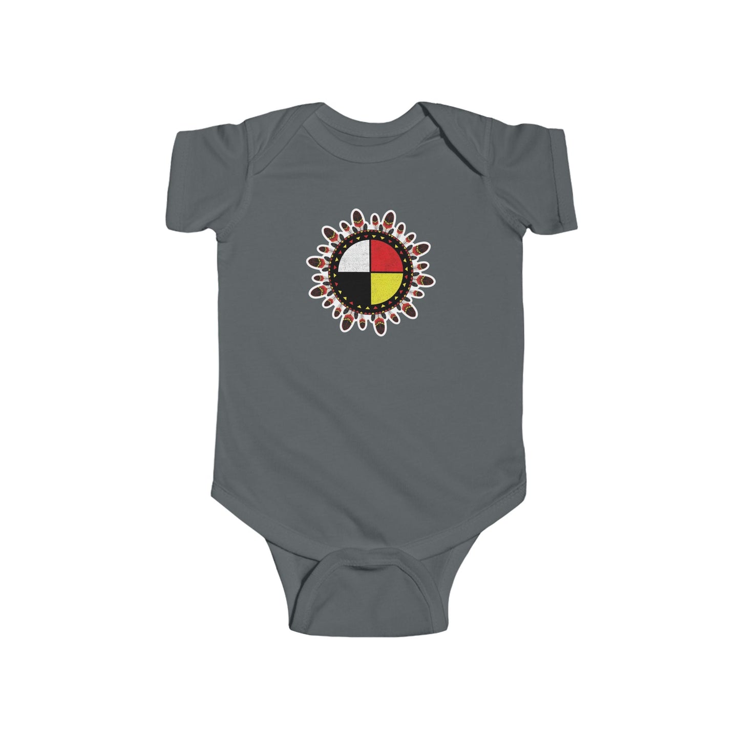 Medicine Wheel Baby Onesie