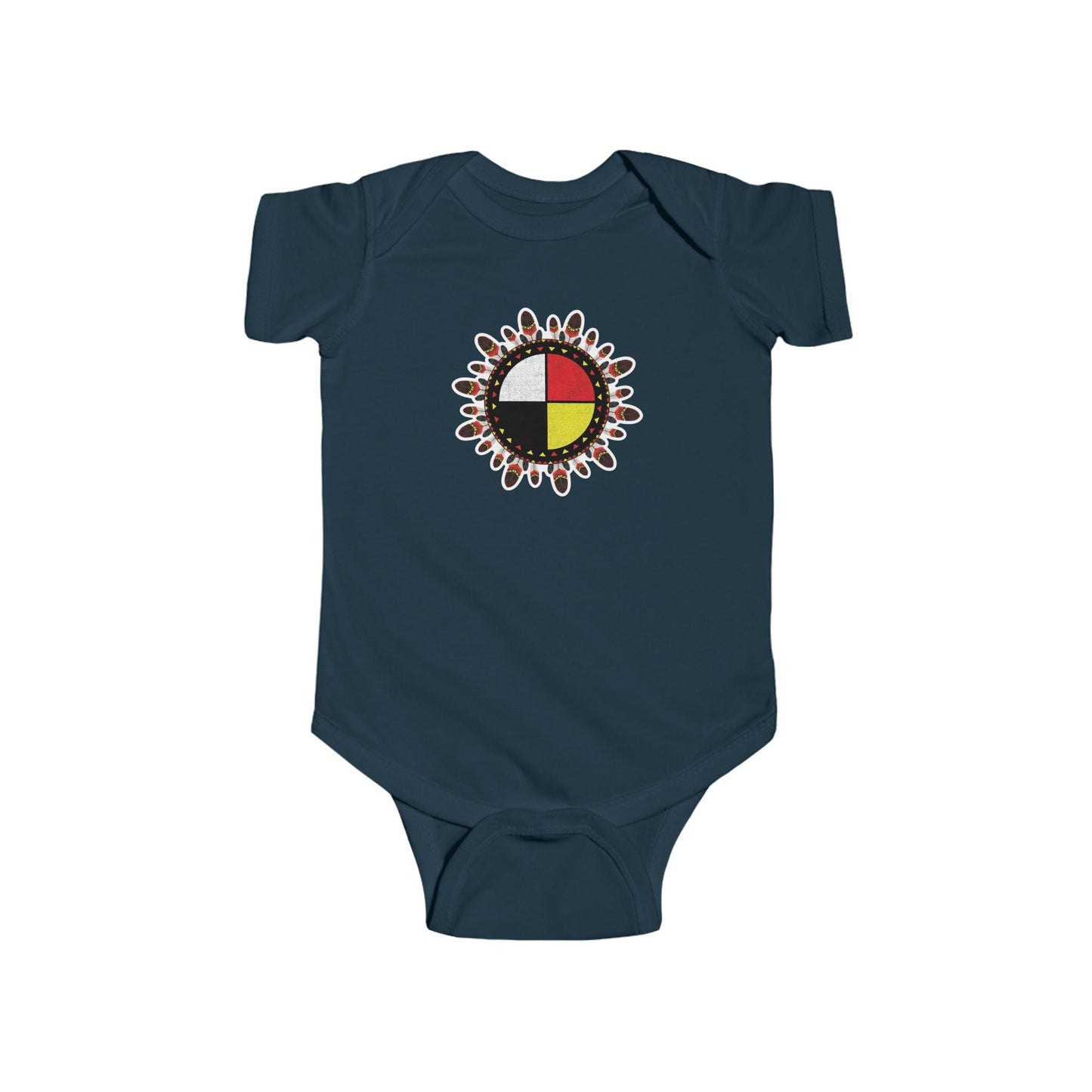 Medicine Wheel Baby Onesie
