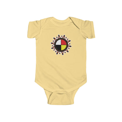 Medicine Wheel Baby Onesie
